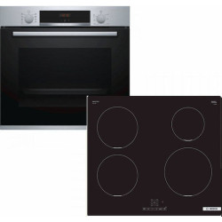 σετ bosch HBA534ES4 + PUE611BB5E (ΗΛΕΚΤΡΙΚΟΣ,71LT/ΕΠΑΓΩΓΙΚΕΣ)