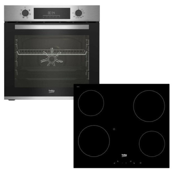 σετ Beko BBIE12300XD + HIC 64400 (72lt,ΗΛΕΚΤΡΙΚΟΣ/ΚΕΡΑΜΙΚΗ)