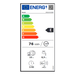 πλυντήριο πιάτων Bosch SPS2HKW58E (ελεύθερο,45cm,Λευκό,E)