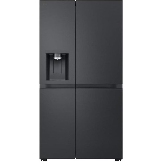 ψυγείο ντουλάπα LG GSLE91EVAC (628lt,Total NoFrost,Black Steel,C)