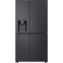 ψυγείο ντουλάπα LG GSLE91EVAC (628lt,Total NoFrost,Black Steel,C)