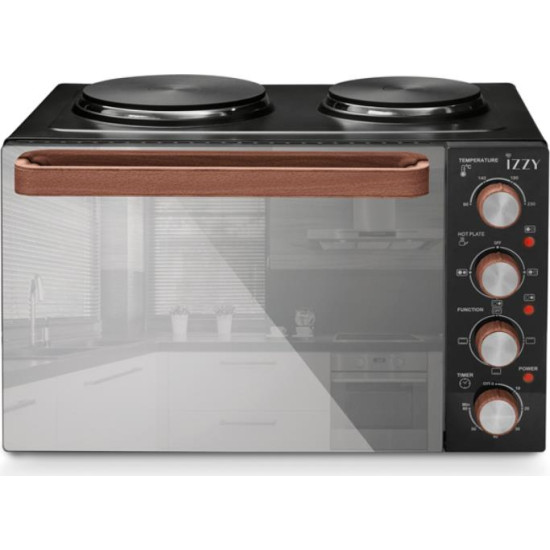 Ηλεκτρικό Φουρνάκι Izzy IZ-8009 (35lt με 2 Εστίες 3200W)