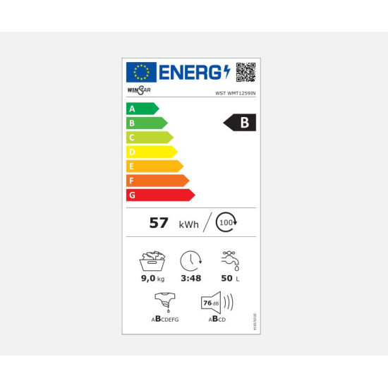 πλυντήριο ρούχων Winstar WST WMT1259IN(9kg,B)