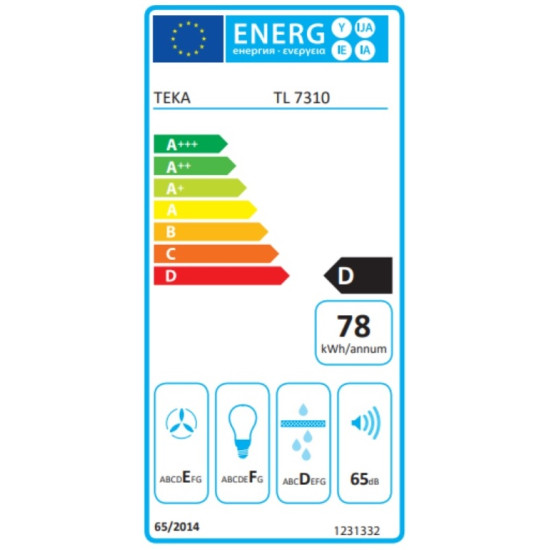 απορροφητήρας Teka TL 7310 70cm Inox
