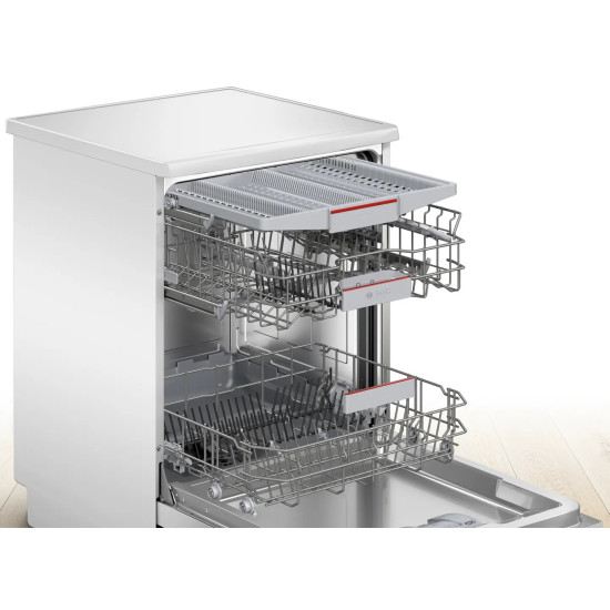 πλυντήριο πιάτων Bosch SMS4HVW00E (ελεύθερο,60cm,Λευκό,D)