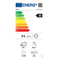 πλυντήριο πιάτων Bosch SPS6YMI14E (ελεύθερο,45cm,Inox,B)