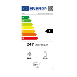 Ψυγειοκαταψύκτης Beko B1RCNE364G (no frost,316lt,E)