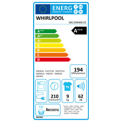 στεγνωτήριο Whirlpool W6 D94WB EE(9KG,A+++,με αντλία θερμότητας) στεγνωτήριο Whirlpool W6 D94WB EE(9KG,A+++,με αντλία θερμότητας)