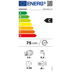 πλυντήριο πιάτων Whirlpool W8I HT40 T(εντοιχιζόμενο,60cm,C)