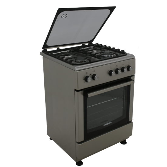 κουζίνα Carad GMX54050(ηλεκτρικός φούρνος με 4 εστίες αερίου,64lt)
