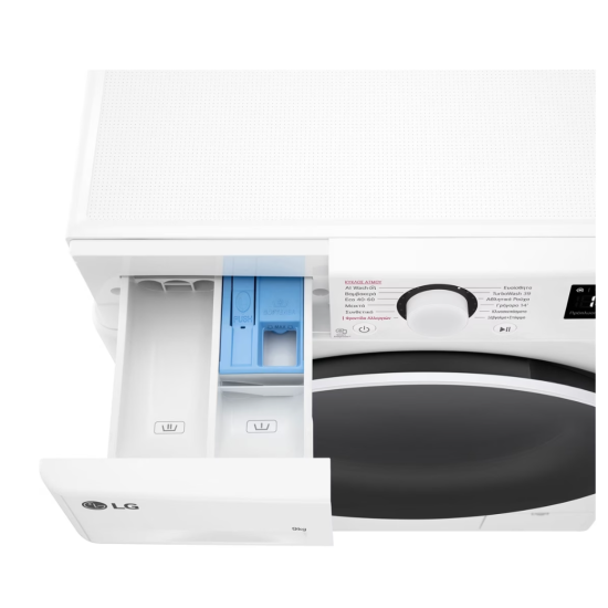 πλυντήριο ρούχων LG F4R5009TSWW(9kg,A,turbowash)