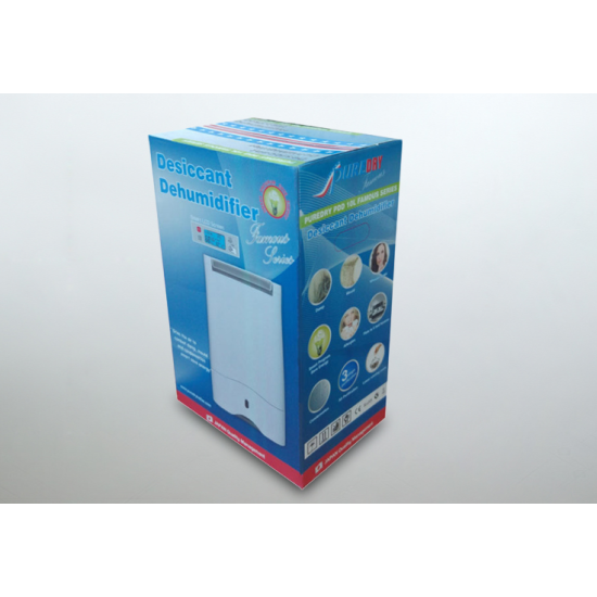 αφυγραντήρας Puredry PDD 10L Desiccant Famous(ζεόλιθος με Ιονιστή,10lt,30-740watt,38db)