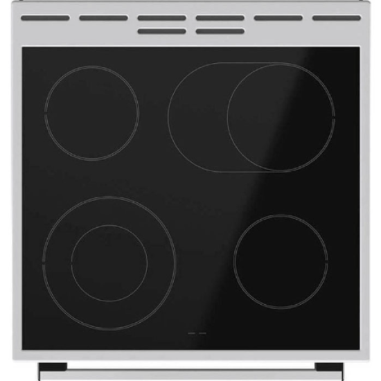 κουζίνα Gorenje GECS6C70WPA(71lt,ηλεκτρικός φούρνος με εστίες κεραμικές,034063501)