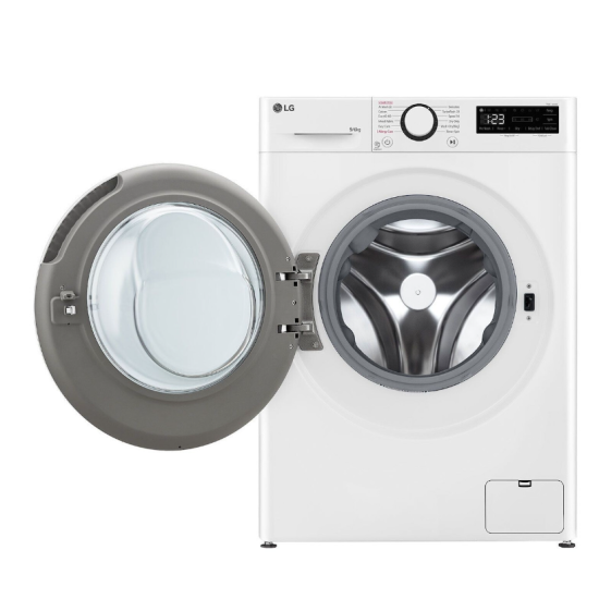 πλυντήριο στεγνωτήριο LG D4R5009TSWW(D/A,9&6kg,ατμού,turbo wash)