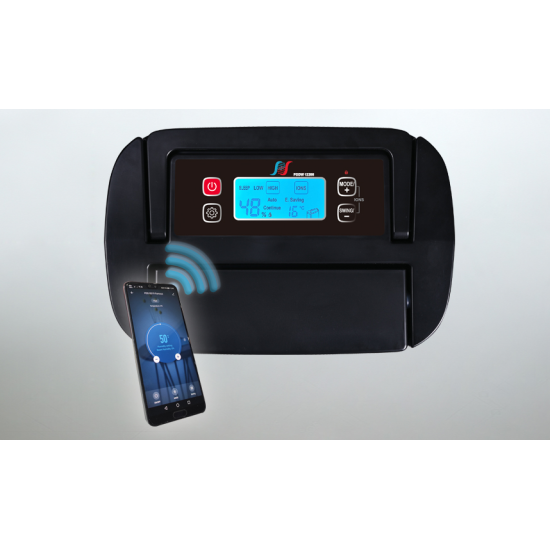 αφυγραντήρας Puredry PDDW 12200 Famous(wifi,ζεόλιθος με Ιονιστή,12lt,30-740watt,38db)