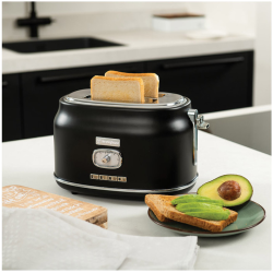 Westinghouse WKTTB857BK Φρυγανιέρα Retro Black 2 Θέσεων 815watt Westinghouse WKTTB857BK Φρυγανιέρα Retro Black 2 Θέσεων 815watt
