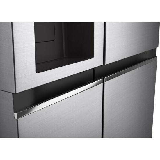ψυγείο ντουλάπα LG GSLV70PZTE (635lt,E,no frost,Inox)