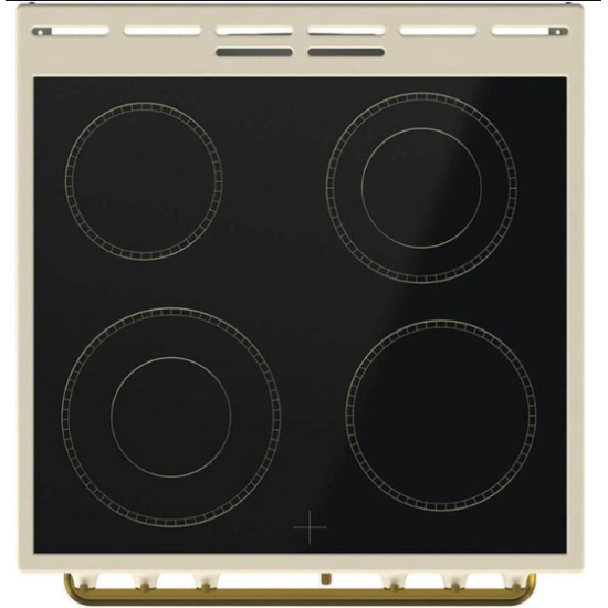 κουζίνα Gorenje GECS6B70CLI(71lt,ηλεκτρικός φούρνος με εστίες κεραμικές,034064101)