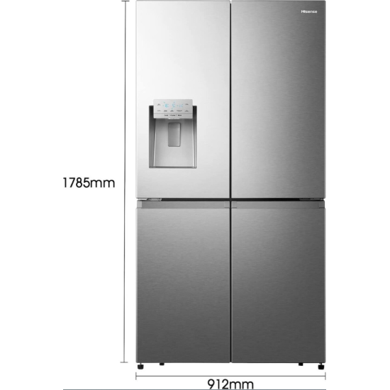 Ψυγείο Hisense RQ760N4SASE(inox,no frost,585lt,E)