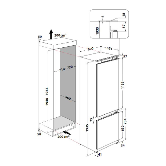 Ψυγειοκαταψύκτης whirlpool WH SP70 T262P(NO FROST,394LT,D)