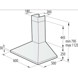Απορροφητήρας Gorenje WHC63CLI(Καμινάδα 60cm)(065037601) Απορροφητήρας Gorenje WHC63CLI(Καμινάδα 60cm)(065037601)