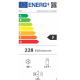 ψυγείο Beko RDSA240K35SN(223lt,f,inox)