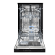 πλυντήριο πιάτων Hyundai HDW22-4560FF/BL(ελεύθερο,45cm,E)