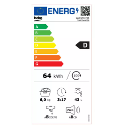 πλυντήριο ρούχων Beko WUE 6612 PAR(6KG,D) πλυντήριο ρούχων Beko WUE 6612 PAR(6KG,D)