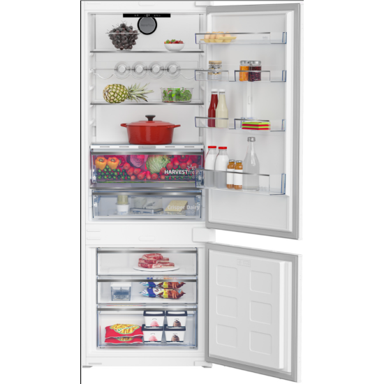 Ψυγειοκαταψύκτης Beko BCNE400E40SN(no frost,370lt,E,Εντοιχιζόμενος)