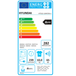 στεγνωτήριο Hyundai HTD22-10HP/W++(10kg A++ με Αντλία Θερμότητας) στεγνωτήριο Hyundai HTD22-10HP/W++(10kg A++ με Αντλία Θερμότητας)