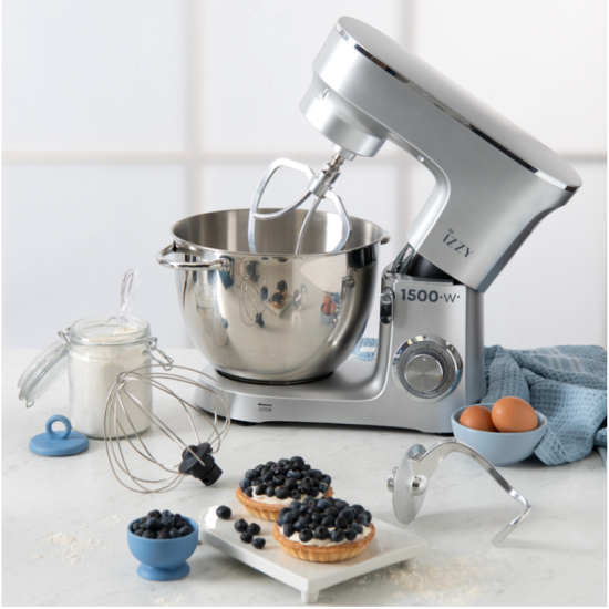 κουζινομηχανή Izzy IZ-1503 New Grey(8lt,1500watt)(223939)