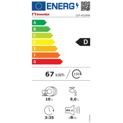πλυντήριο πιάτων Inventor CLP-45106W(ελεύθερο,45cm,D) πλυντήριο πιάτων Inventor CLP-45106W(ελεύθερο,45cm,D)