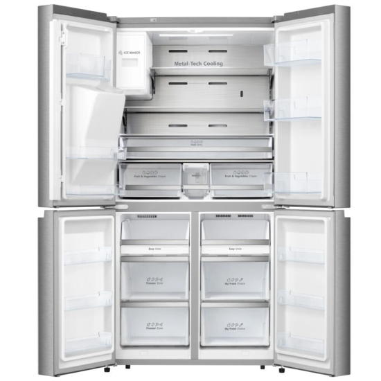 Ψυγείο Hisense RQ760N4SASE(inox,no frost,585lt,E)