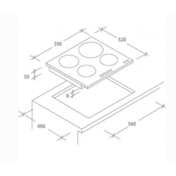 εστία Candy CH 64CCB/4U(Αυτόνομη με Λειτουργία Κλειδώματος 59x52εκ) εστία Candy CH 64CCB/4U(Αυτόνομη με Λειτουργία Κλειδώματος 59x52εκ)