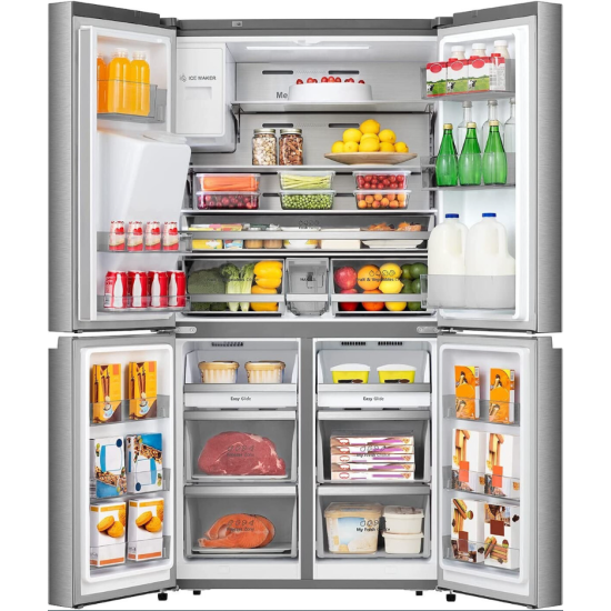 Ψυγείο Hisense RQ760N4SASE(inox,no frost,585lt,E)