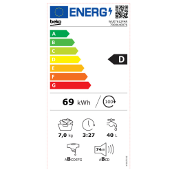 πλυντήριο ρούχων Beko WUE 7612 PAR(7KG,D) πλυντήριο ρούχων Beko WUE 7612 PAR(7KG,D)