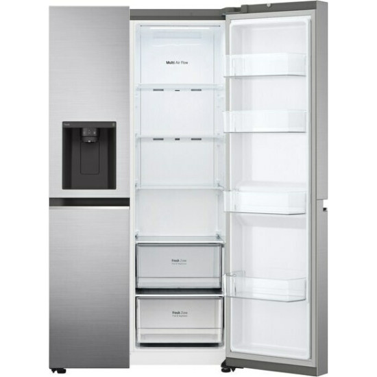 ψυγείο ντουλάπα LG GSLV70PZTE (635lt,E,no frost,Inox)