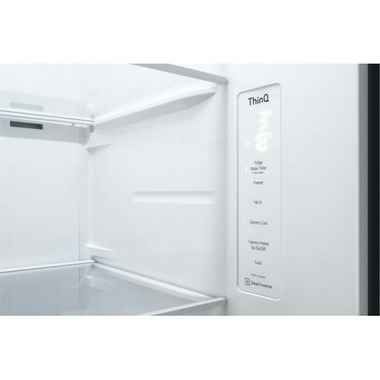 ψυγείο ντουλάπα LG GSLV70PZTE (635lt,E,no frost,Inox)