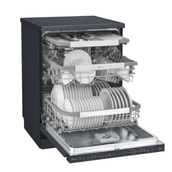 πλυντήριο πιάτων LG DF425HMS(ελεύθερο,60cm,ατμού,D)