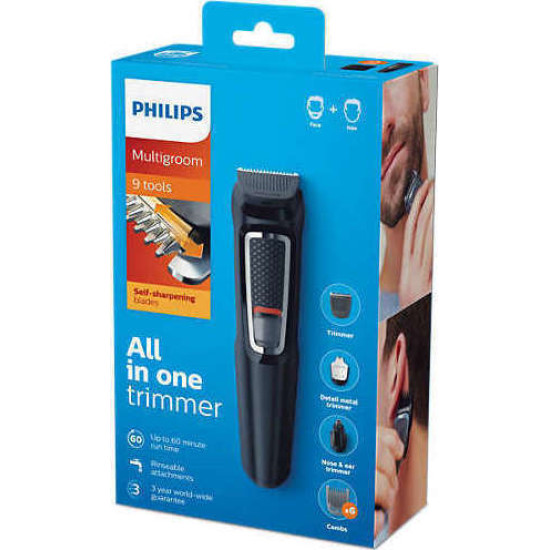 Philips Multigroom Series 3000 9 in 1 MG3740/15 Κουρευτική Μηχανή