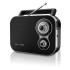 Muse M-051 R Retro Φορητό Ραδιόφωνο Ρεύματος / Μπαταρίας Μαύρο