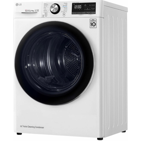 στεγνωτήριο LG RC80V9AV3W(8KG,A+++,με αντλία θερμότητας)