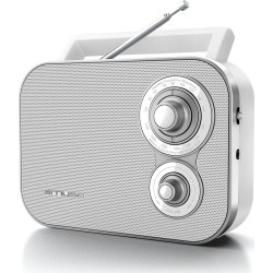 Muse M-051RW Retro Φορητό Ραδιόφωνο Ρεύματος/Μπαταρίας Λευκό