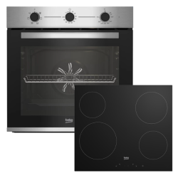 σετ Beko BBIE12100XC + HIC 64401(Φούρνος 66lt με Κεραμικές Εστίες,Inox) σετ Beko BBIE12100XC + HIC 64401(Φούρνος 66lt με Κεραμικές Εστίες,Inox)