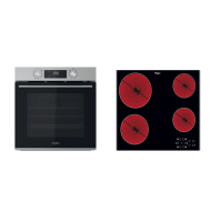 σετ Whirlpool OMK58RU1X & AKT 8090 LX(ΗΛΕΚΤΡΙΚΟΣ,71LT/ΚΕΡΑΜΙΚΗ)