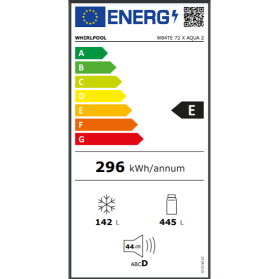 Ψυγείο Whirlpool W84TE 72 X AQUA 2(587LT,E,no frost)
