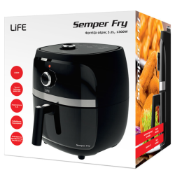 Φριτέζα αέρος LIFE SEMPER FRY(1300watt/3.2lt)