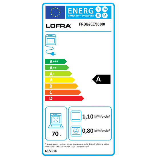 φούρνος LOFRA FR BI 69 EE /FC(ηλεκτρικός,70λτ)(έως 8 άτοκες δόσεις) φούρνος LOFRA FR BI 69 EE /FC(ηλεκτρικός,70λτ)(έως 8 άτοκες δόσεις)