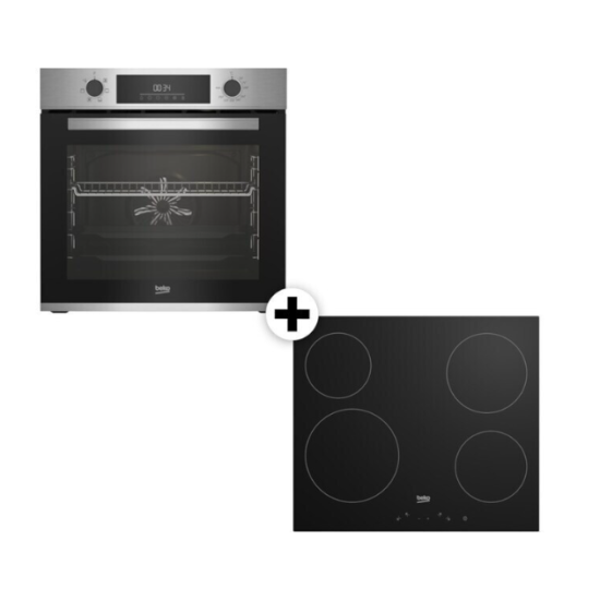 σετ Beko BBIE12300XD + HIC 64401(72lt,ΗΛΕΚΤΡΙΚΟΣ/ΚΕΡΑΜΙΚΗ)