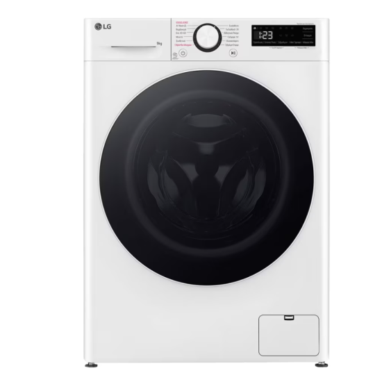 πλυντήριο ρούχων LG F4R5009TSWW(9kg,A,turbowash)